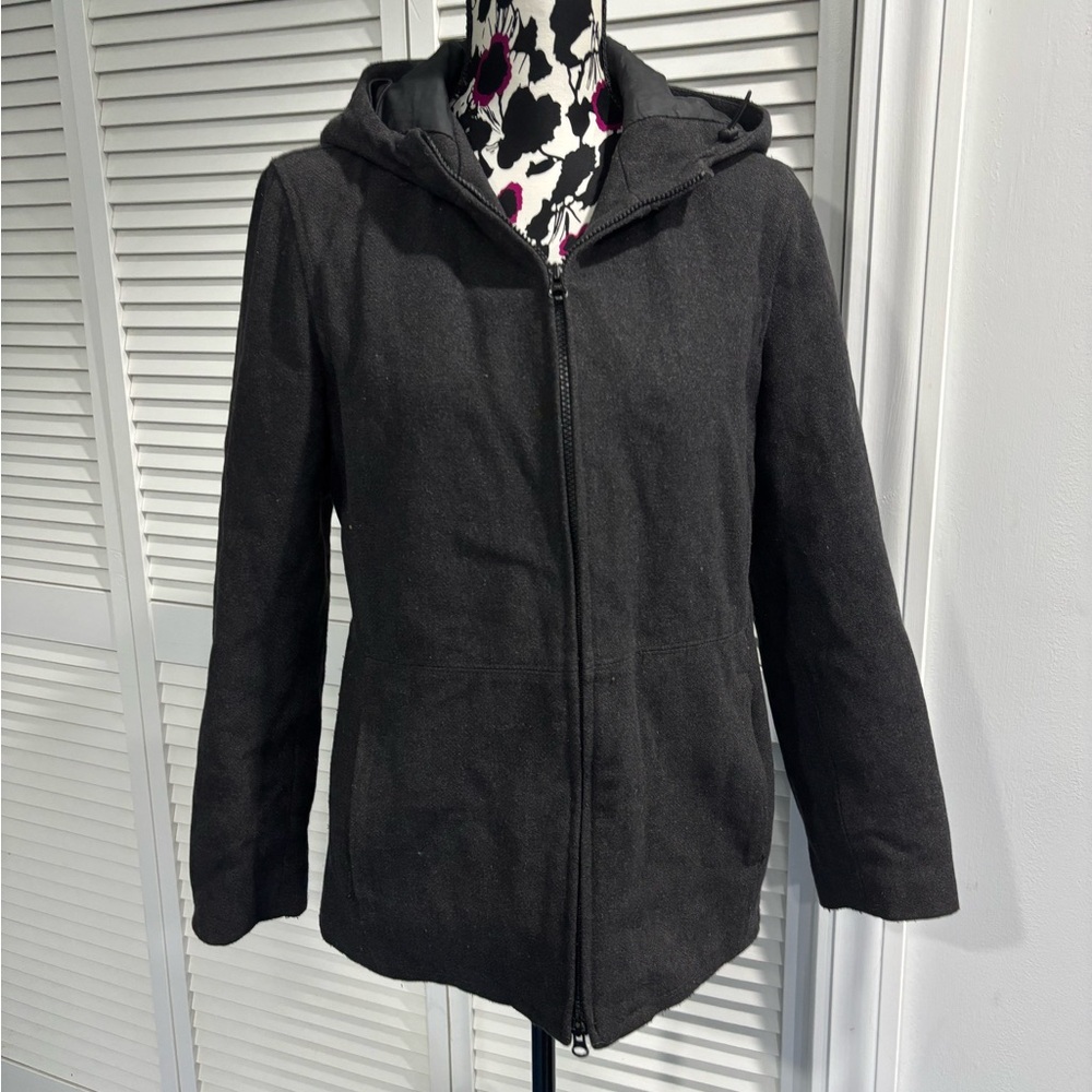 GAP Women's Black Utility Jacket with Hood